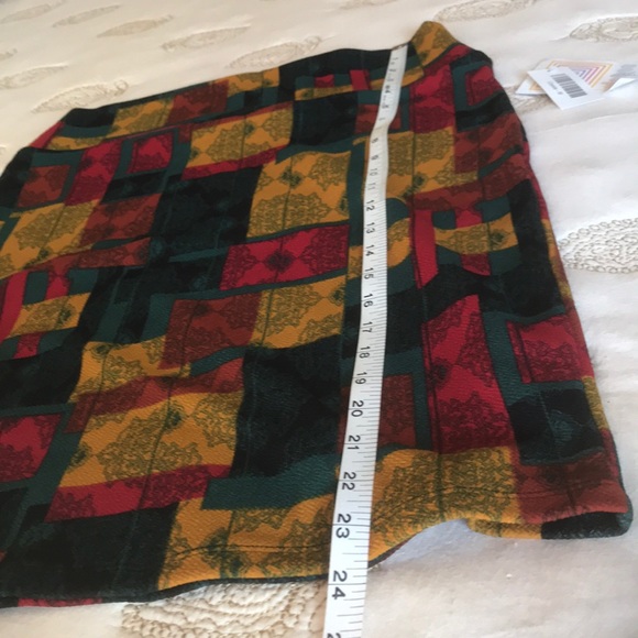 LuLaRoe Fall Autumn Colors Cassie Skirt Size Medium New with Tags - Picture 7 of 8